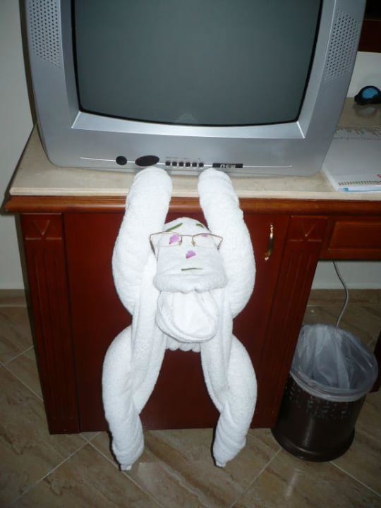 Ozdoba z ręczników Malikia Resort Abu Dabbab