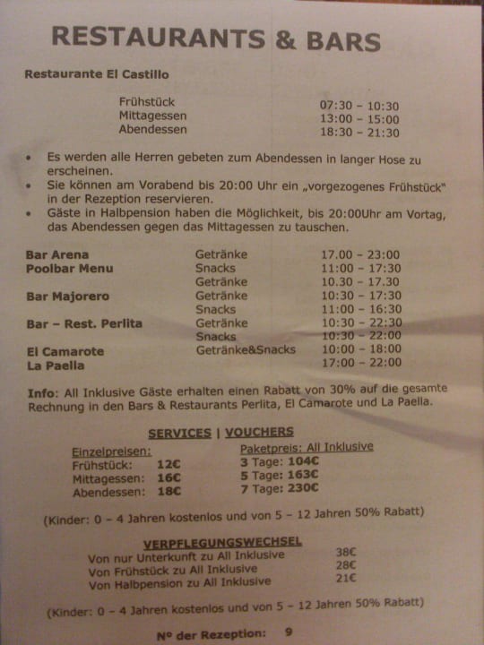 Info Barceló Fuerteventura Castillo