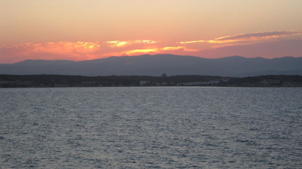 Sonnenuntergang, jeder Tag anders  Hotel Babaylon