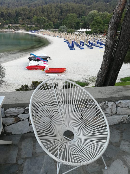 Ausblick Hotel Makryammos Bungalows