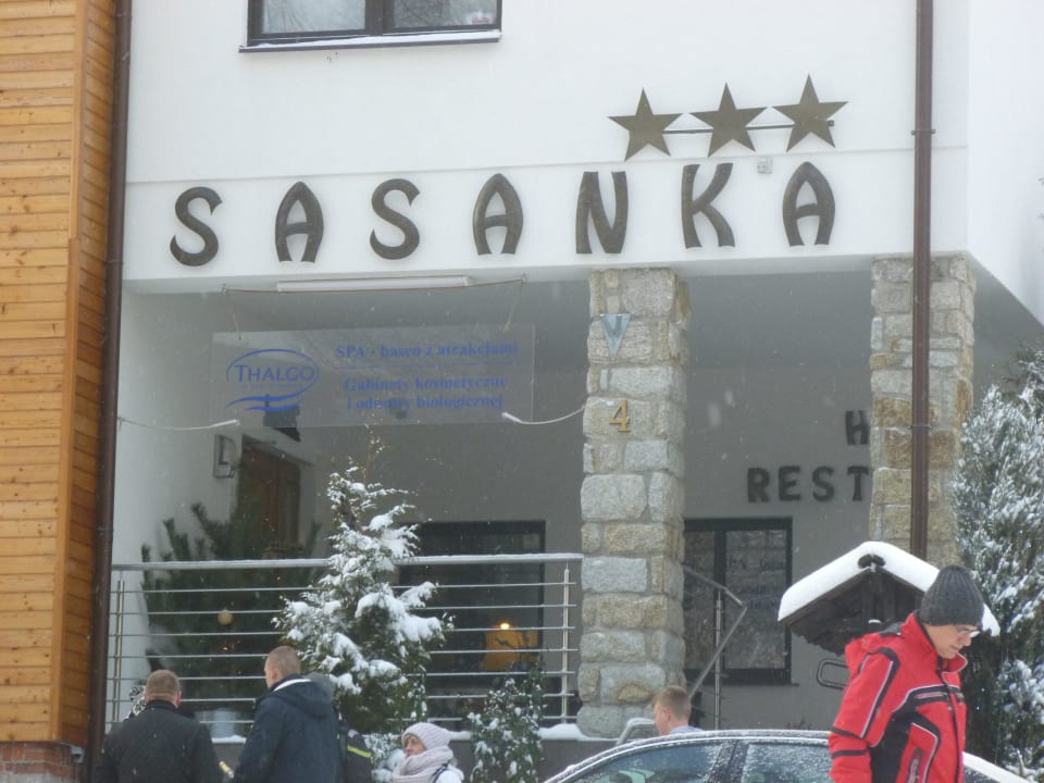 Widok zewnętrzny hotelu Hotel Sasanka