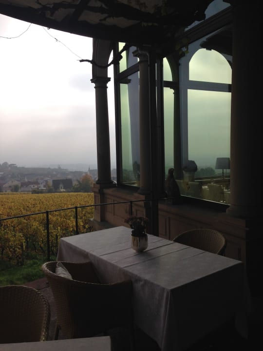 Ausblick Terrasse Relais & Châteaux Hotel Burg Schwarzenstein