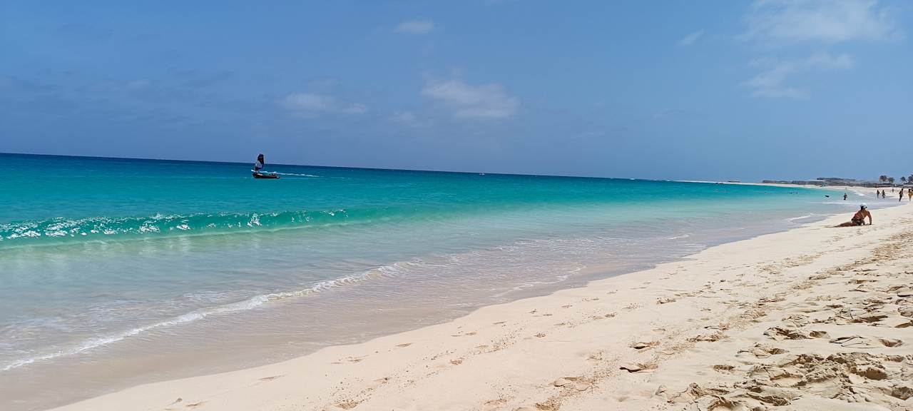 Strand Oasis Salinas Sea