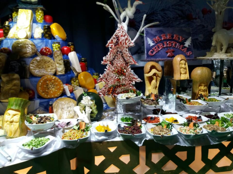 Buffet an Heiligabend Pickalbatros White Beach Resort - Hurghada