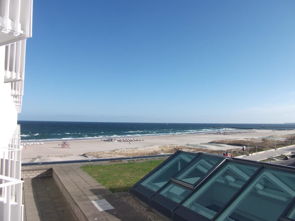 Vom Balkon 5. Etage  Hotel Neptun