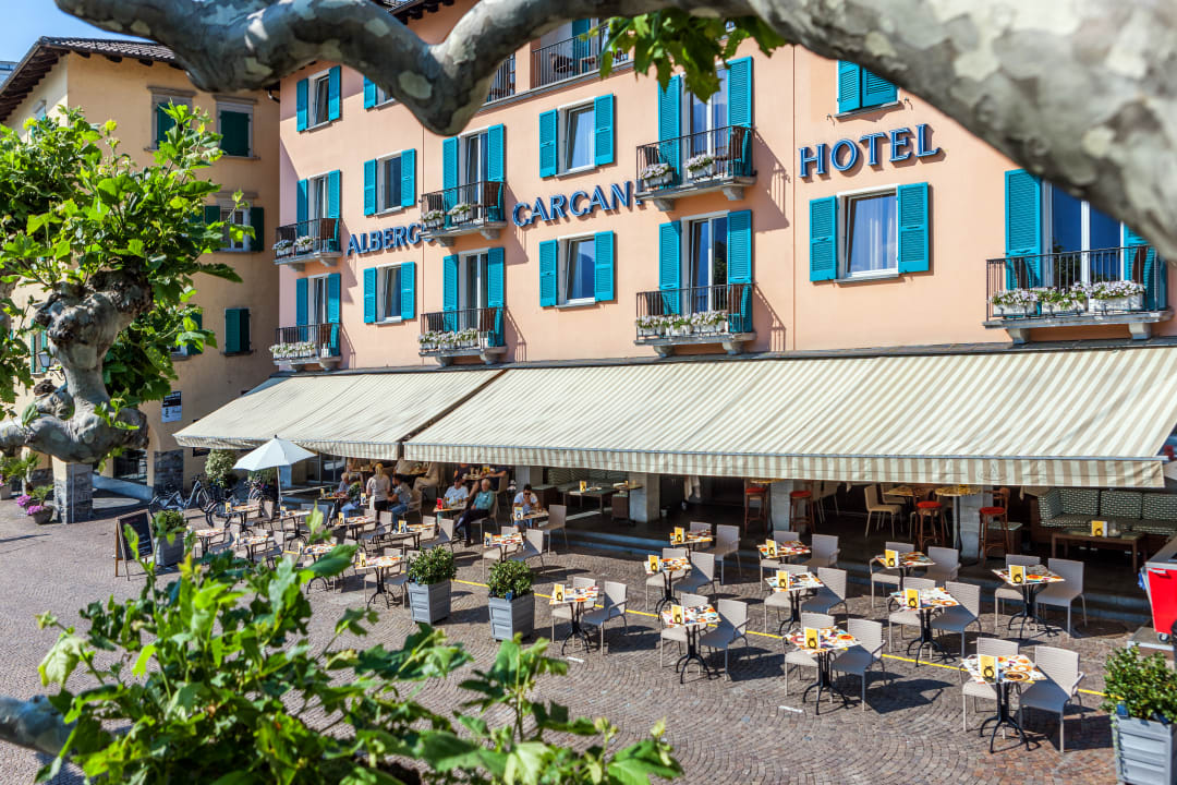 Außenansicht Albergo Carcani