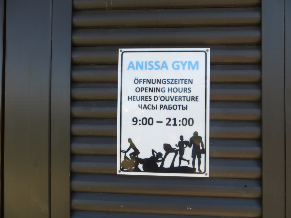 Das Fitnessstudio Anissa Beach & Village