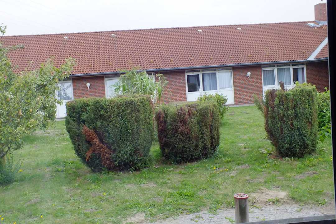 Blick aus dem Fenster Motel Stralsund