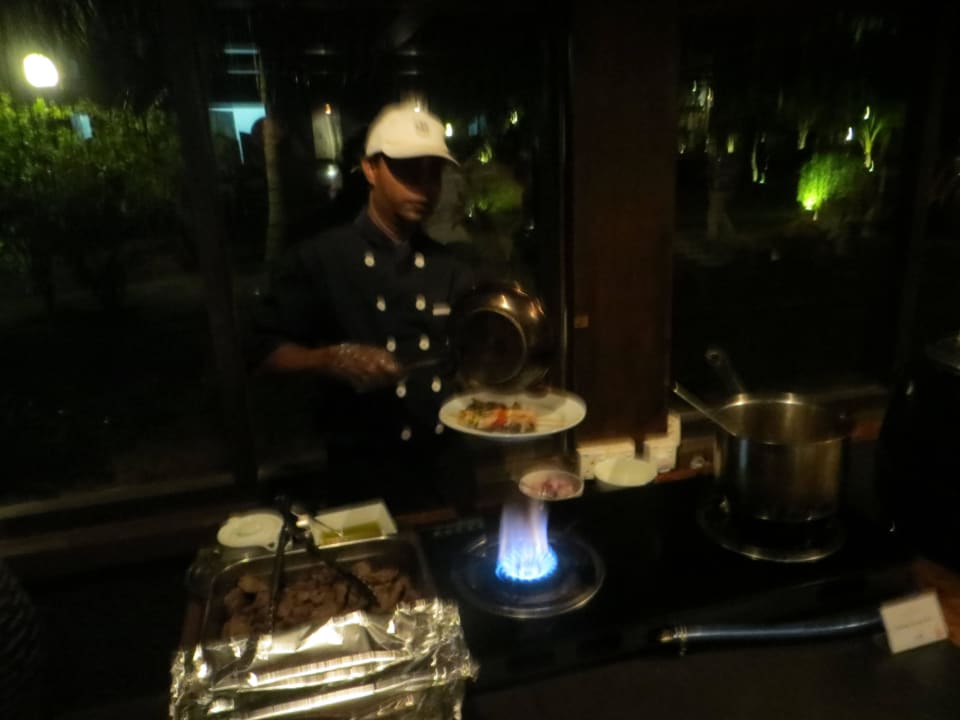 Life Cooking im Sunset Restaurant Adaaran Select Hudhuran Fushi - Premium All Inclusive