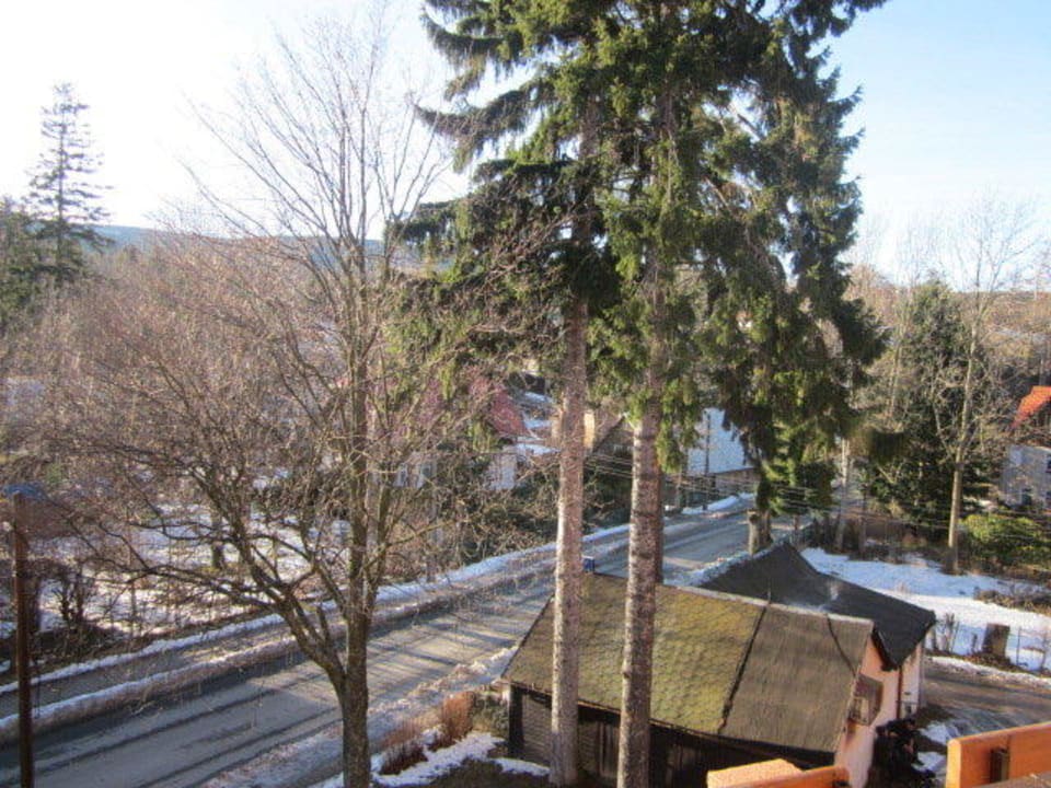 Blick vom Balkon Apartament Monika