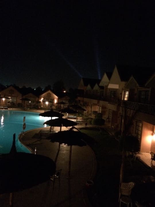 Pool vom Zimmer aus Pickalbatros Jungle Aqua Park Resort - Neverland Hurghada