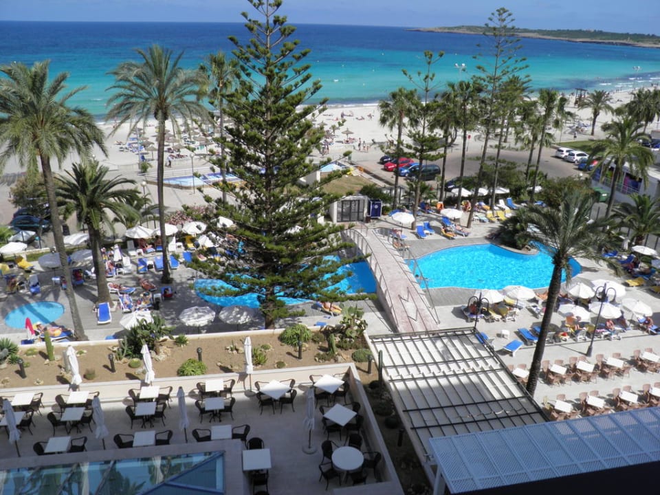 Hotelanlage vom Zimmer aus CM Playa del Moro