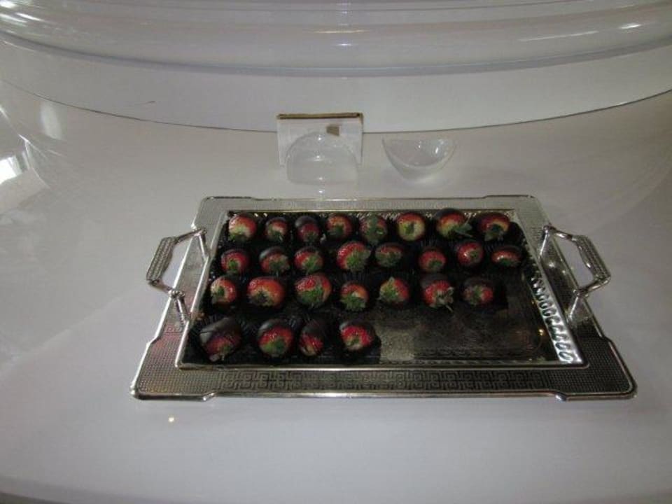 Erdbeeren zum Checkin Maxx Royal Belek Golf Resort