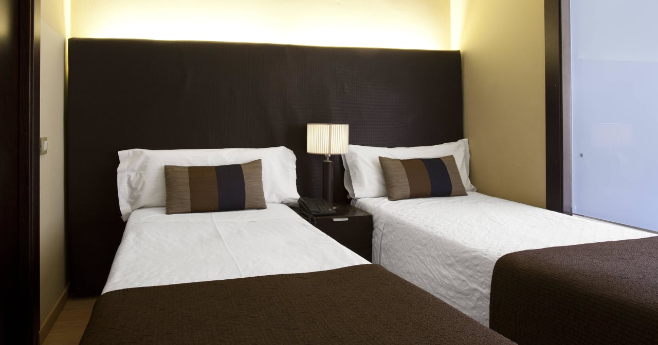 Dormitorio Aparthotel Senator Barcelona
