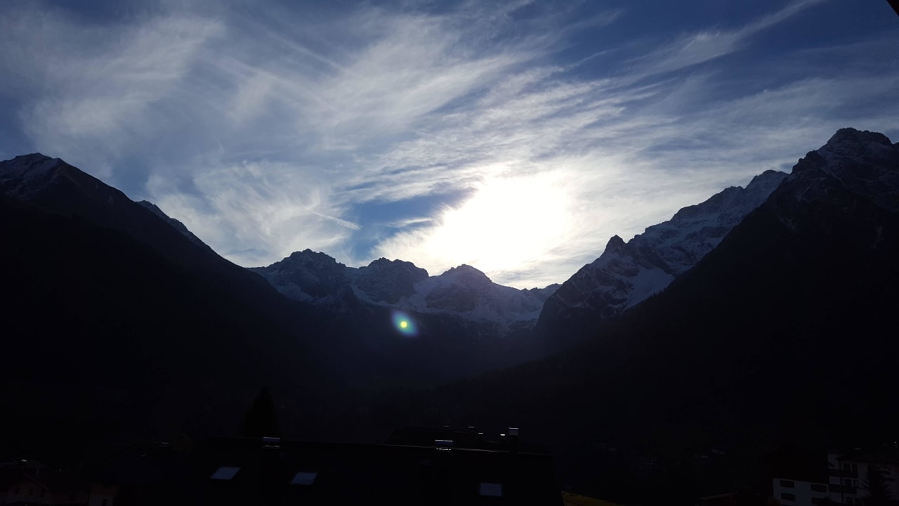 Blick vom Balkon IFA Alpenrose Hotel Kleinwalsertal
