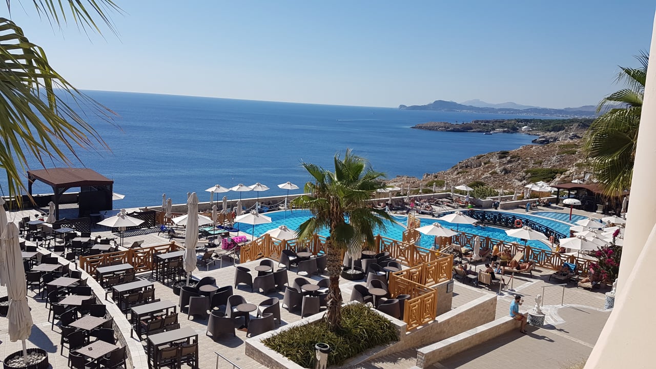 Ausblick Hotel Kalithea Horizon Royal