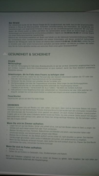 Infomappe Princess Andriana Resort & Spa