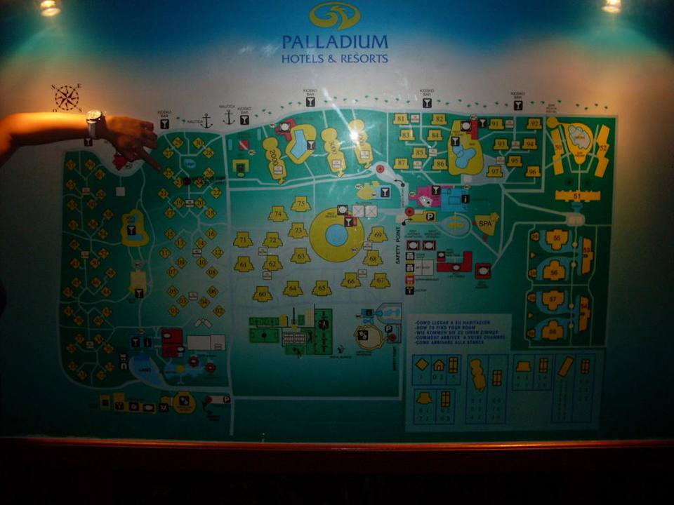 Komplex-Tafel Grand Palladium Select Bávaro Resort & Spa