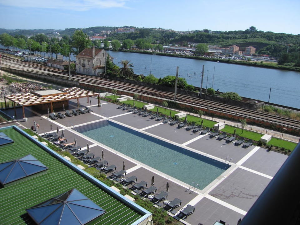 Blick vom Balkon Hotel Vila Galé Coimbra