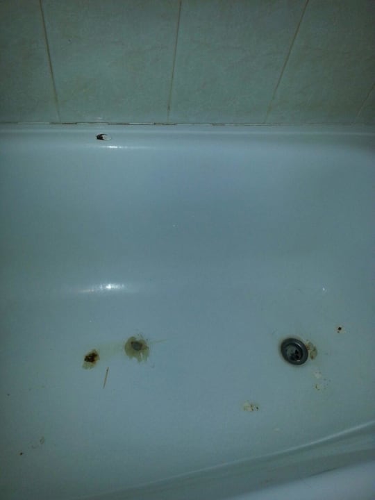 Rost in der Badewanne Hotel Green Ocean