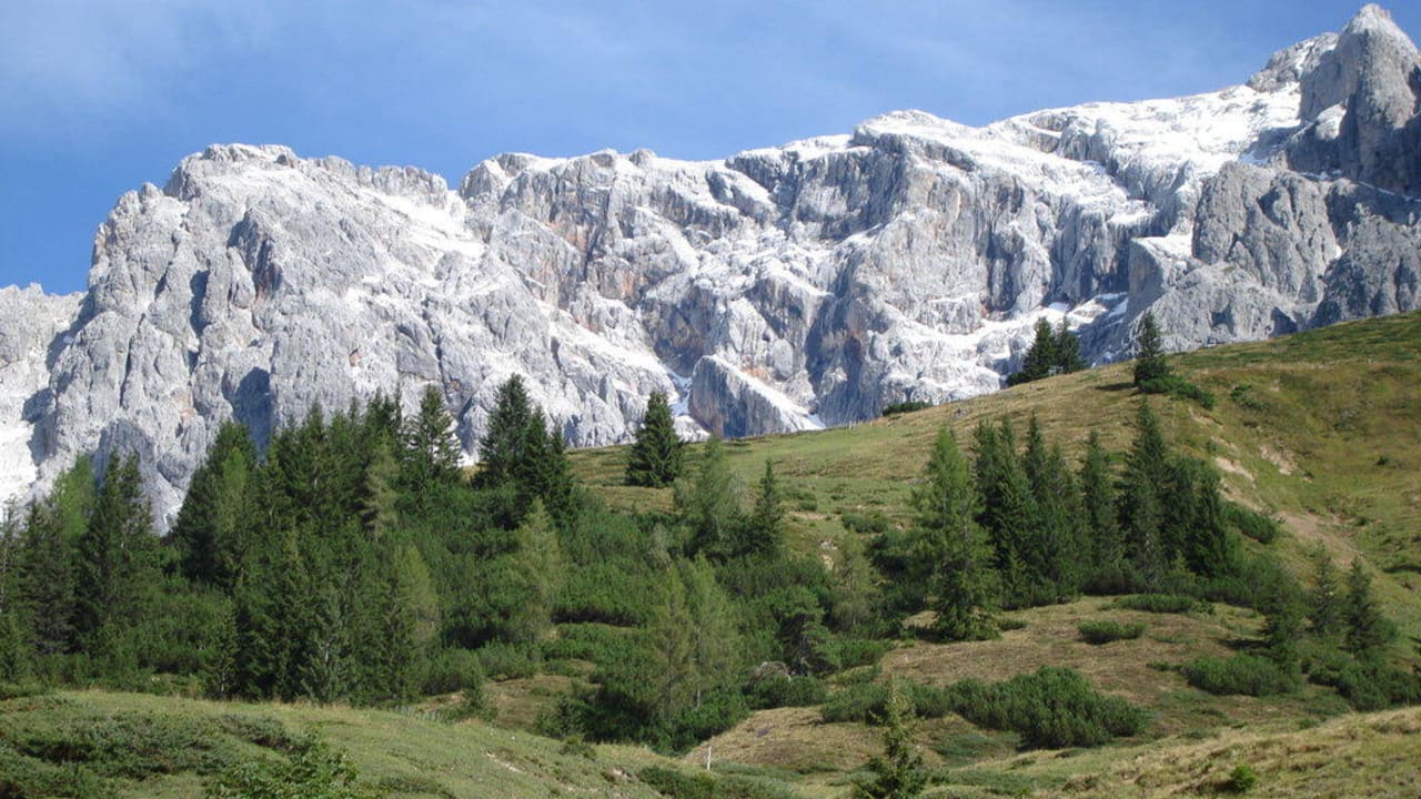 Blick zum Hochkönig Übergossene Alm Resort