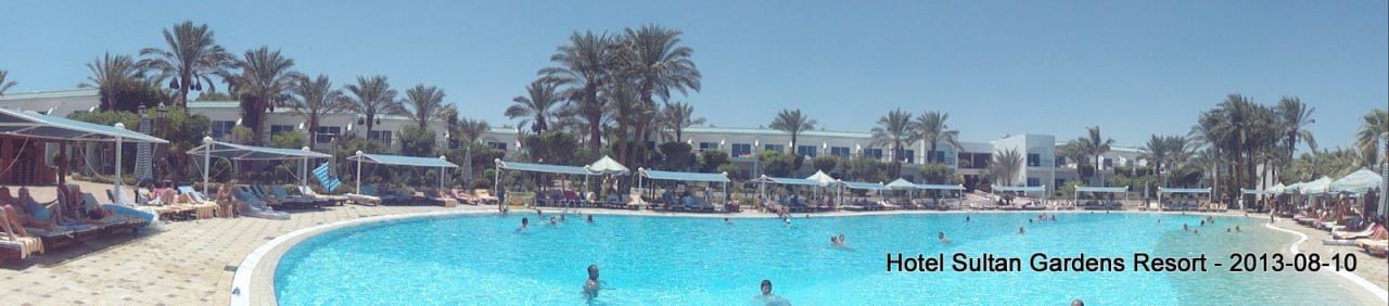 Główny basen Sultan Gardens Resort