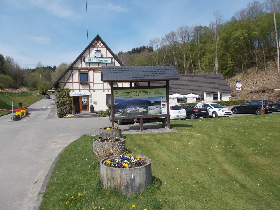 Außenansicht Campingplatz Hof Biggen