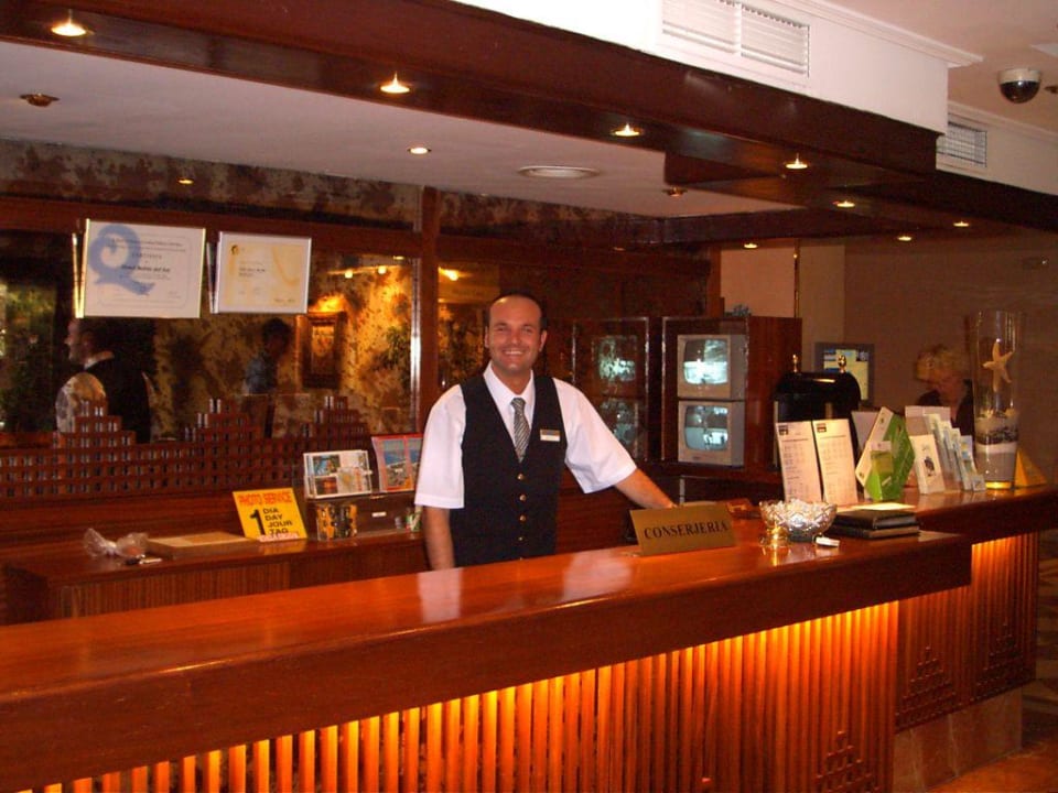 Empfang mit Benito Hotel Bahia del Sol