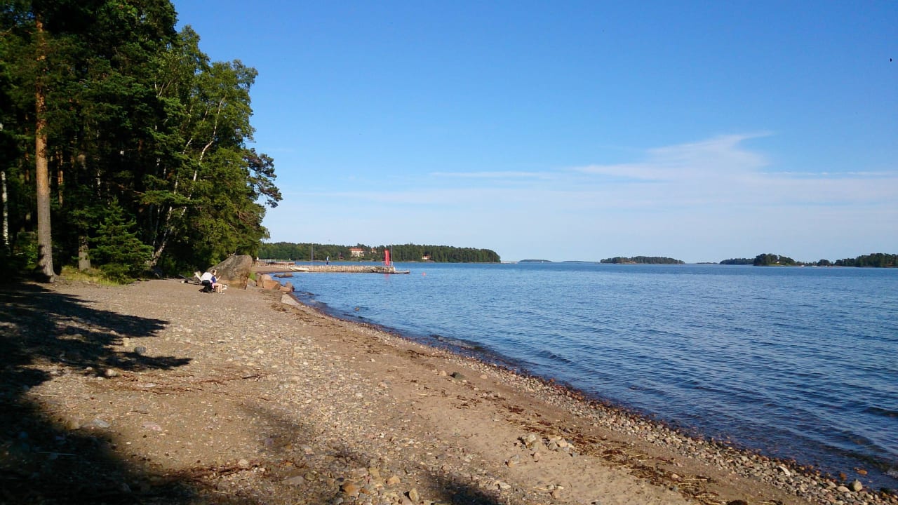 Wanderung entlang des Strands Hotel Rantapuisto