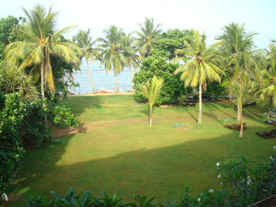 Blick vom Balkon Earl’s Reef Beruwala