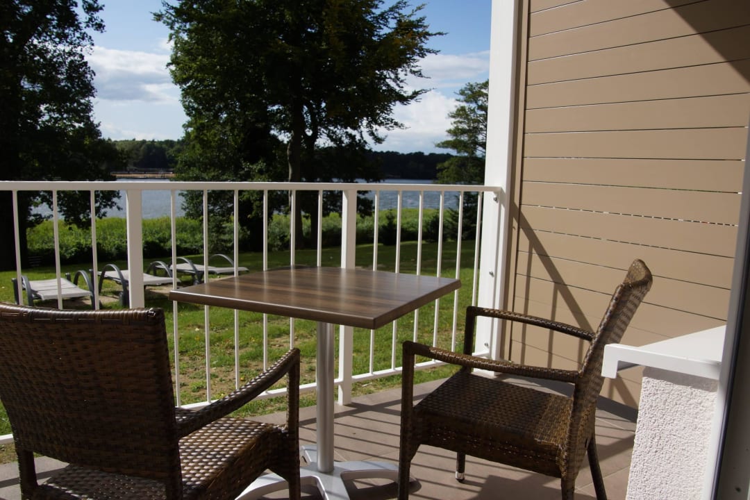 Aussicht vom Balkon Hotel am Untersee
