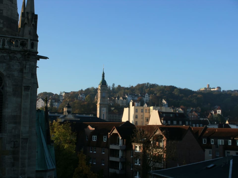 Blick von der 4. Etage Göbel's Sophien Hotel
