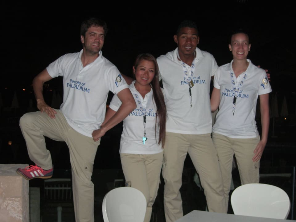 Das Dream-Team des Hotels Juan, Burti, John & Sana Palladium Hotel Palmyra - Adults only