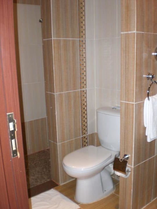 WC und links die offene Dusche Pickalbatros Palace Resort