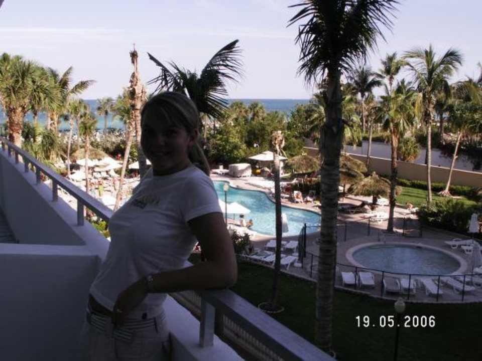 Von unserem Balkon aus Hotel Riu Plaza Miami Beach