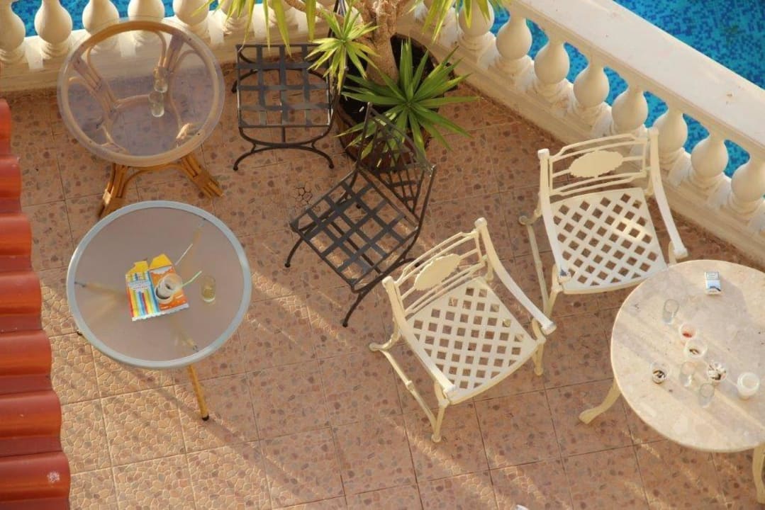 Blick 9 Uhr aus unserem Zimmer! Royal Park Hotel & Aqua park