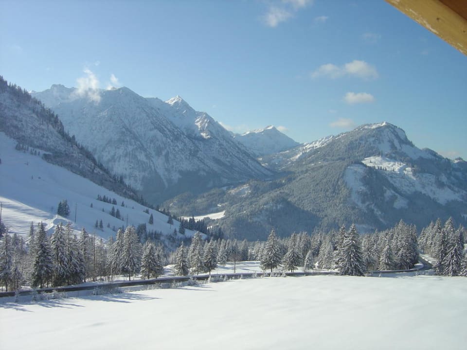 Blick vom Balkon Oberjoch - Familux Resort