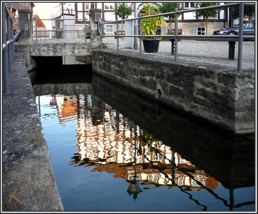 Hotel Brauner Hirsch im Abendlicht Hotel Brauner Hirsch