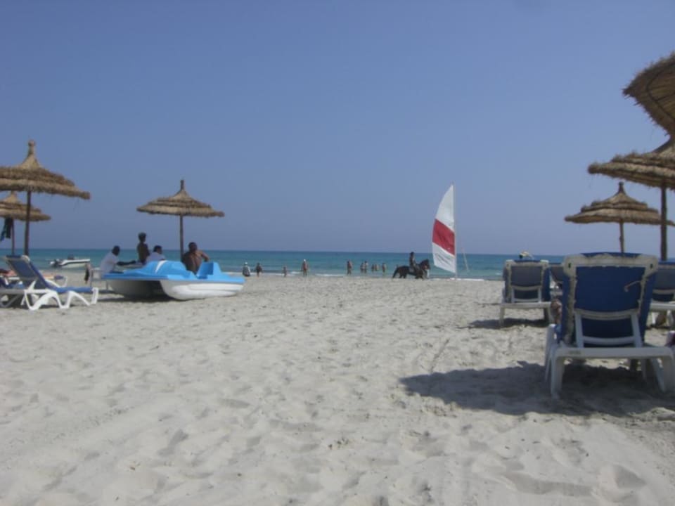 Blick vom Liegestuhl aus Hotel Royal Garden Palace