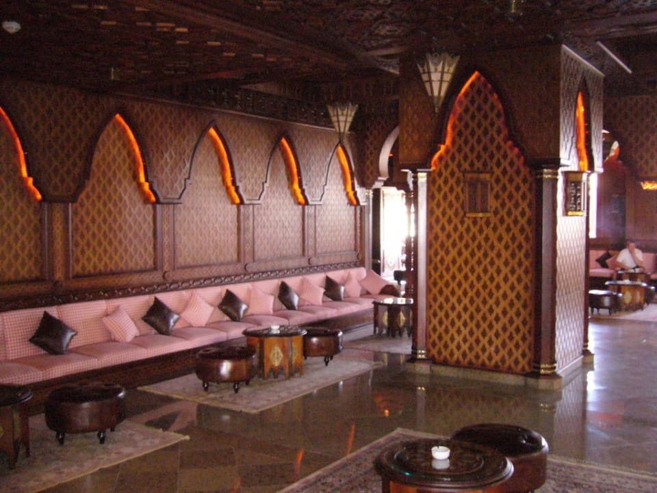 Raucherplatz in der Lobby Pickalbatros Dana Beach Resort - Hurghada