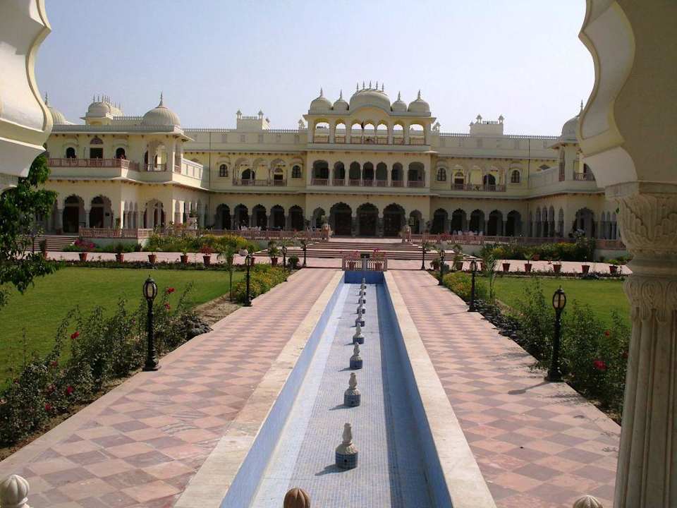 Außenansicht neuer Palast Laxmi Vilas Palace