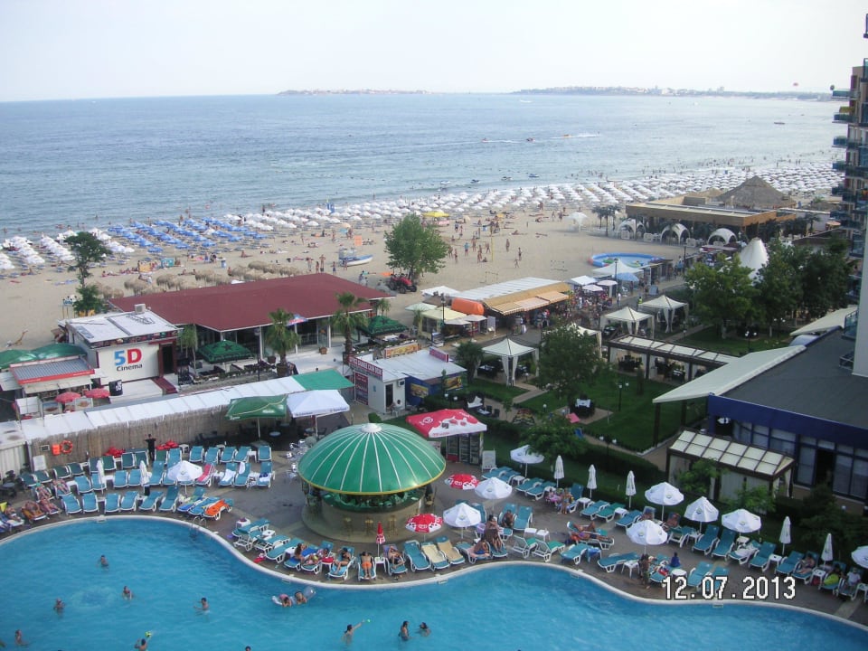 Traumhafter Meerblick bis zur Insel Nessebar Sentido Bellevue Beach