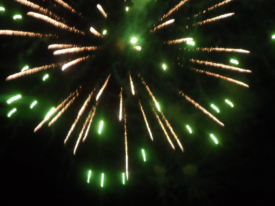 Höhenfeuerwerk zur Beachparty Calimera Serra Palace