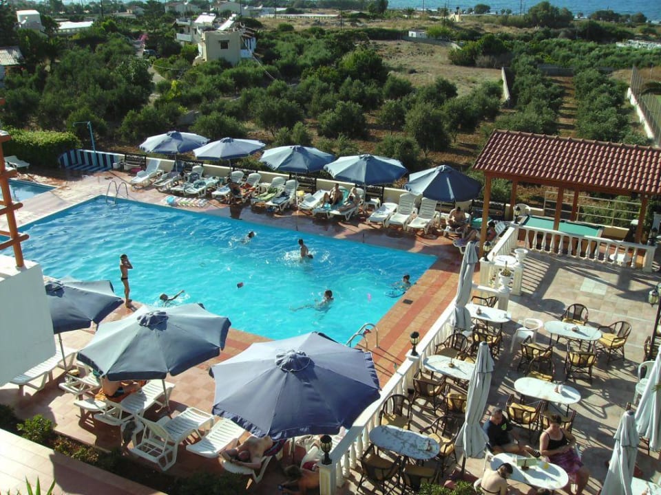 Poolansicht Hotel Cretan Garden