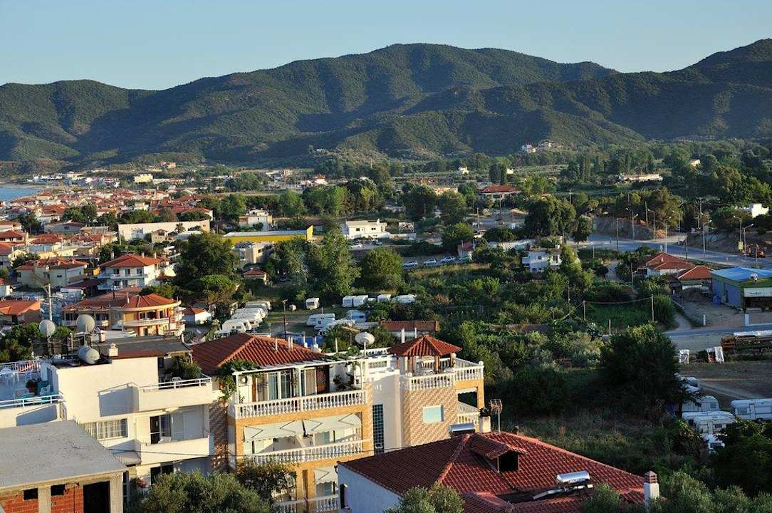 Blick nach Sarti Hotel Maistrali