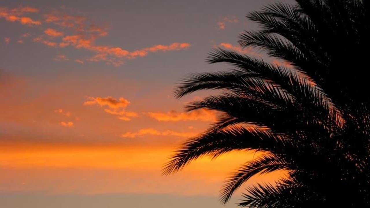 Sonnenuntergang Mövenpick Resort El Quseir