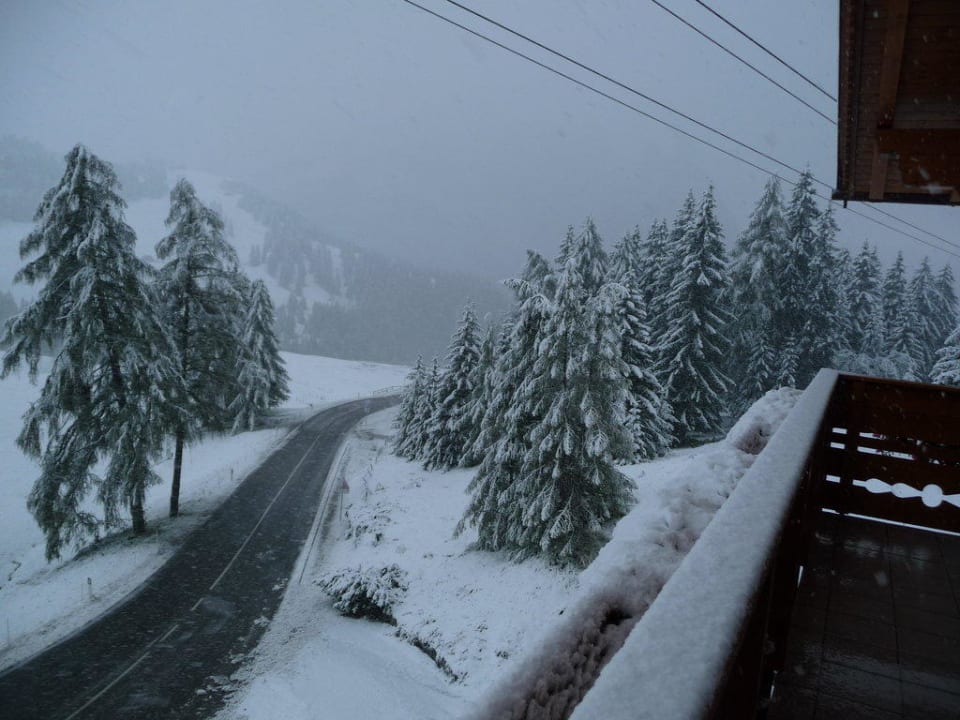 Ausblick vom Balkon Hotel Schmung
