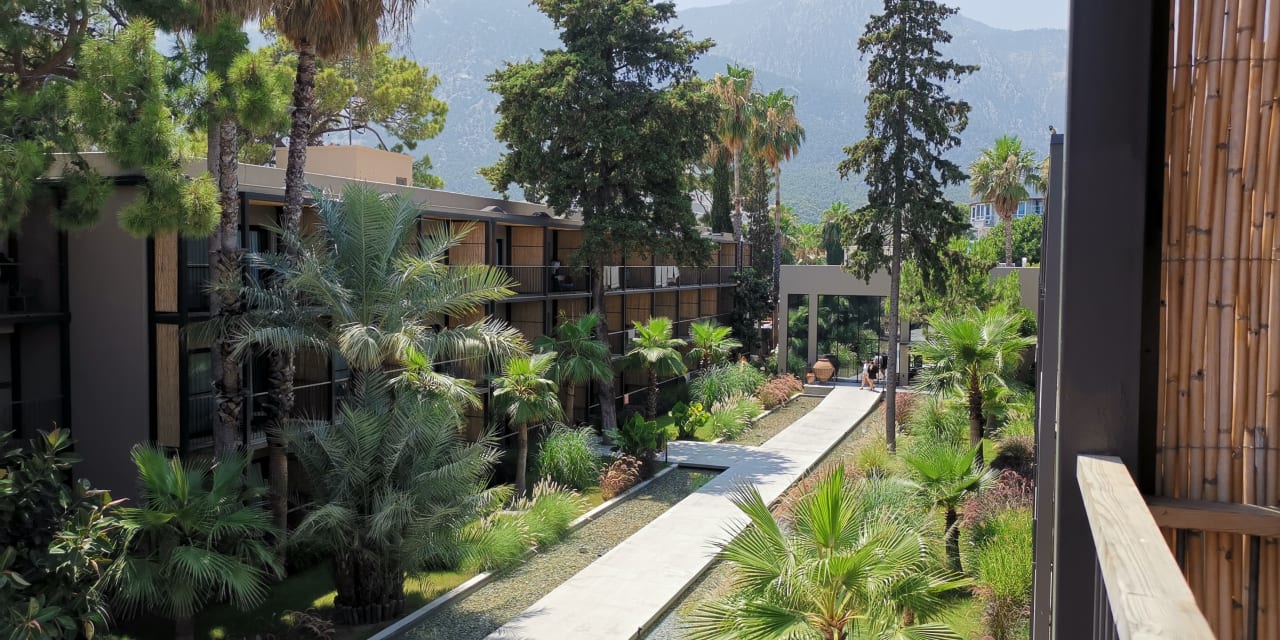 Ausblick Balmy Beach Resort Kemer
