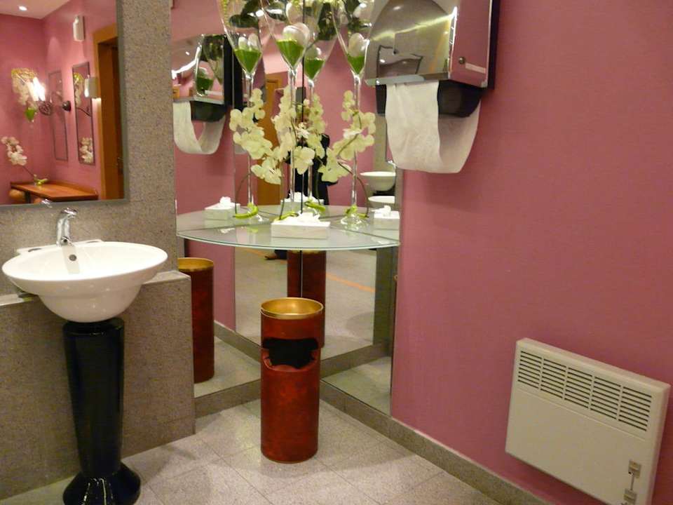 Dans les toilettes pour dames Courtyard by Marriott Paris Roissy Charles de Gaulle Airport