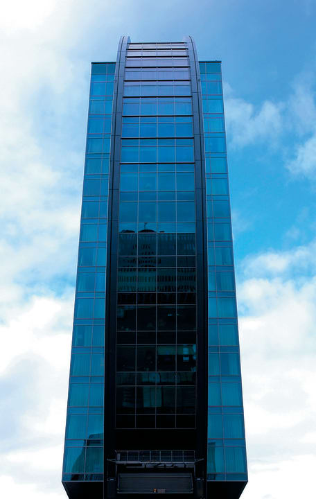 Außergewöhnliche Form Radisson Blu Hotel Frankfurt